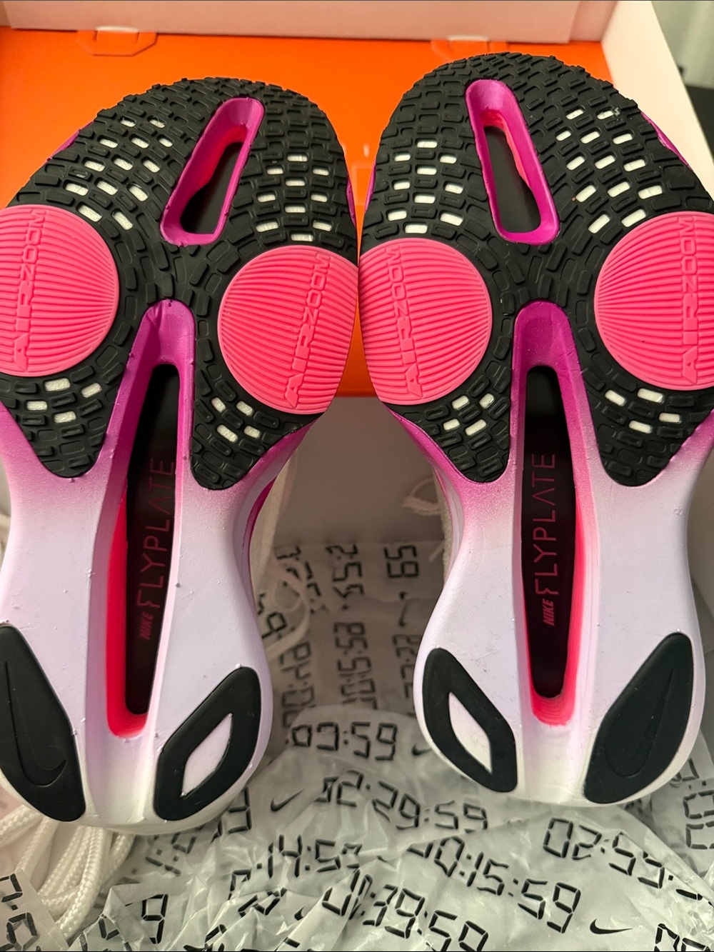 Nike White and Pink Athletic Shoes - Picture 5 of 5